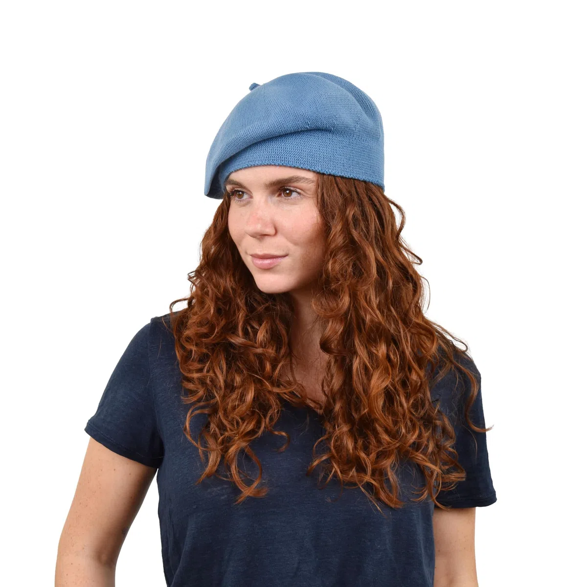 MELEGARI Damen Baskenmütze | 100% Baumwolle | Sofia Beret | Frühling Sommer