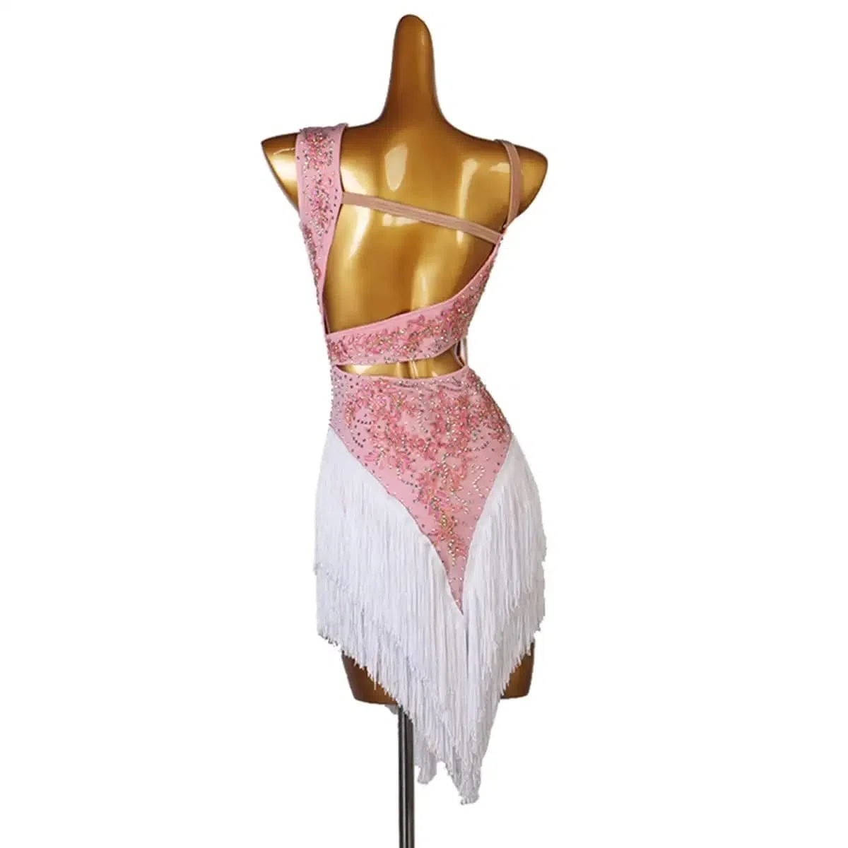 MHart Fransen, Latein-Tanzkleider für Damen, Ballsaal, Salsa, Samba, Rumba, ChaCha-Kostüm, Beruf, Latein-Wettbewerbskleid