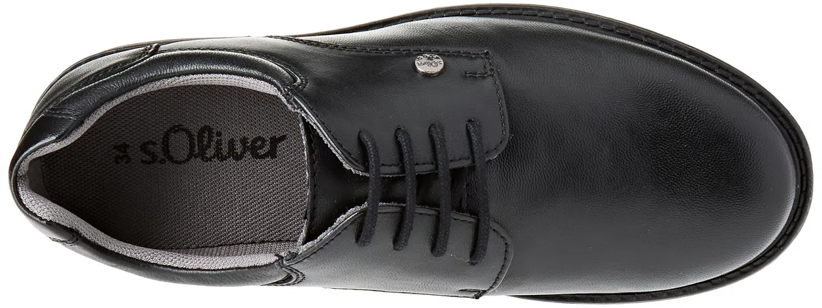 s.Oliver Mädchen Schnürschuhe aus Leder Oxford