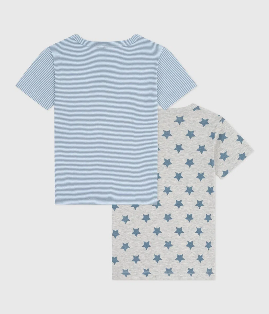 Petit Bateau Jungen 2 Ts Mc Et Unterwäsche Tag (2er Pack)