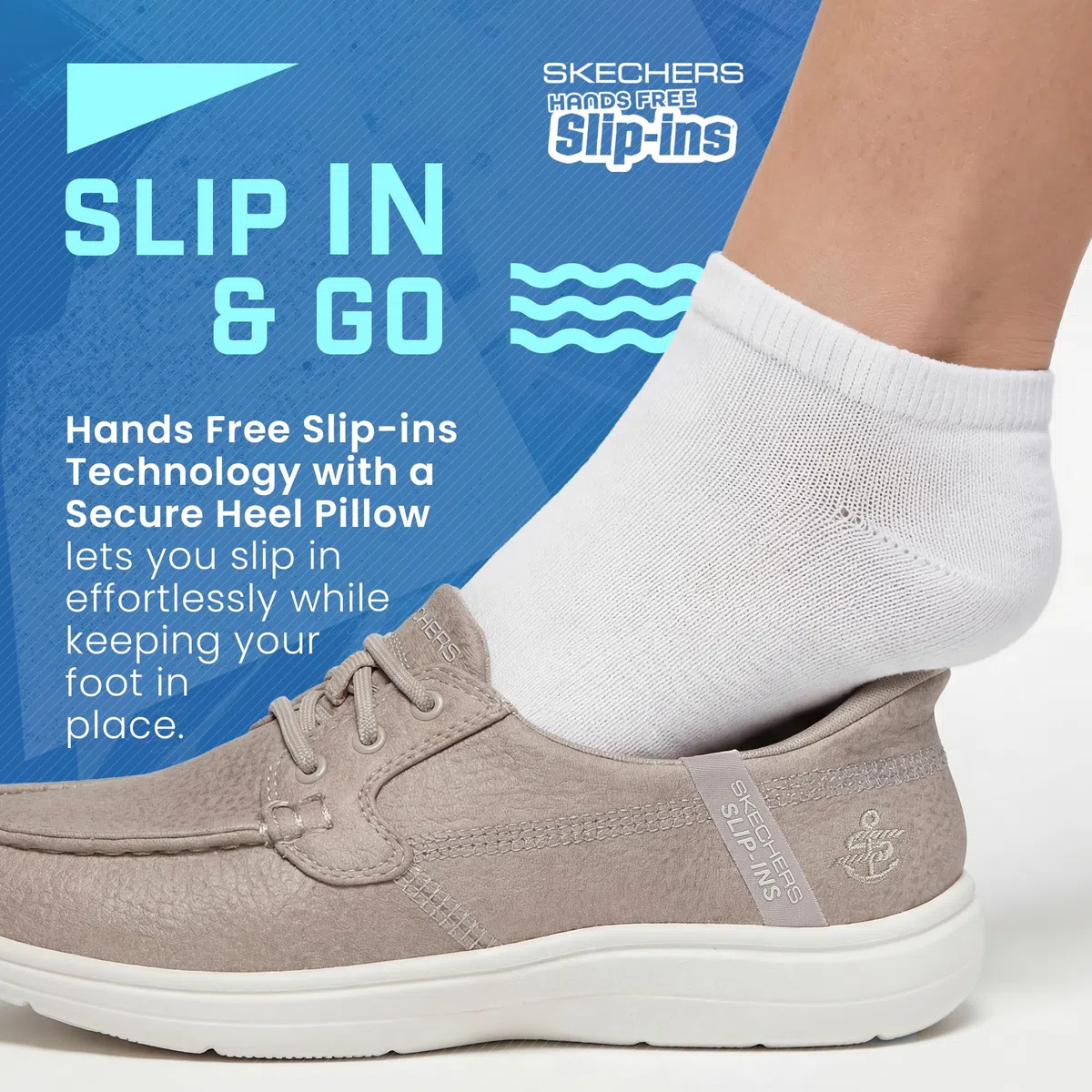 Skechers Damen On-The-go Hands Free Slip-ins Radiant-Bonnie Bootsschuh