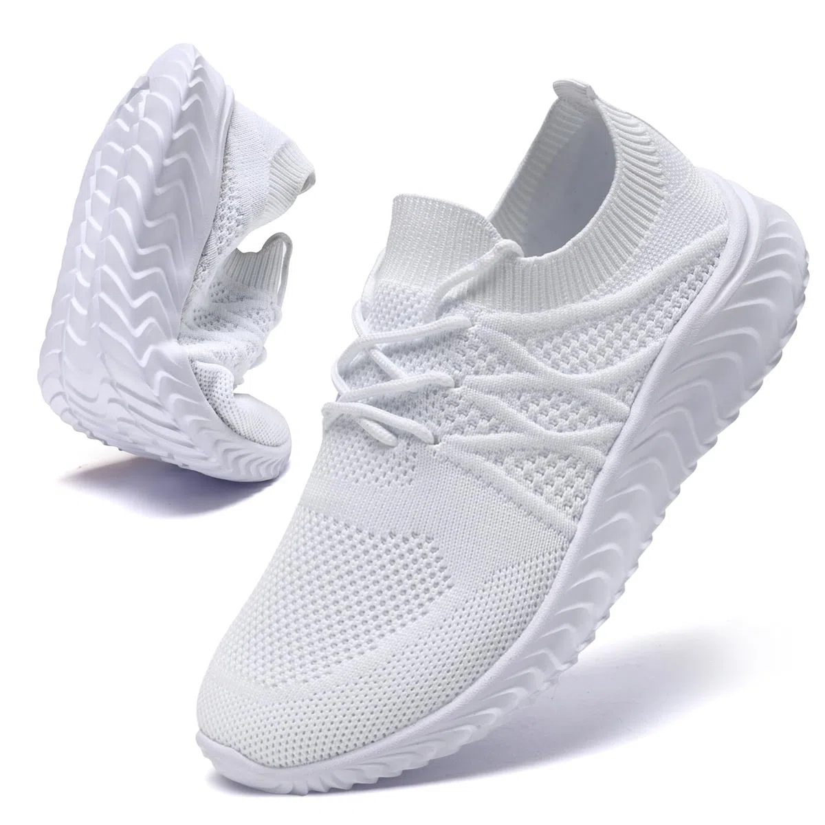 Sportschuhe Damen Sneaker Leicht Hallenschuhe Turnschuhe Bequem Laufschuhe Slip-On Tennisschuhe Running Schuhe Damen Outdoor