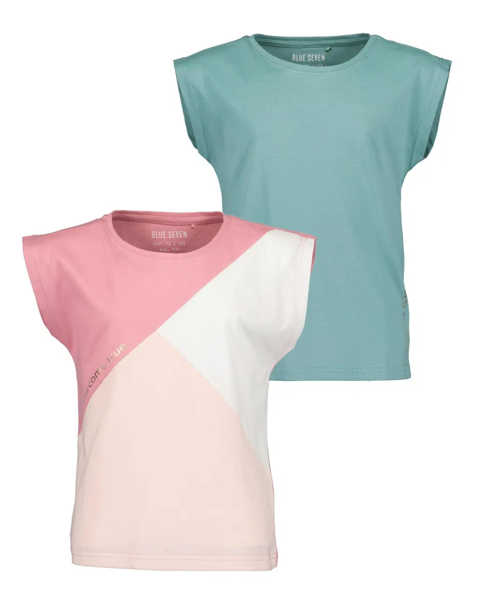 Blue Seven 2er Pack Mädchen T-Shirts