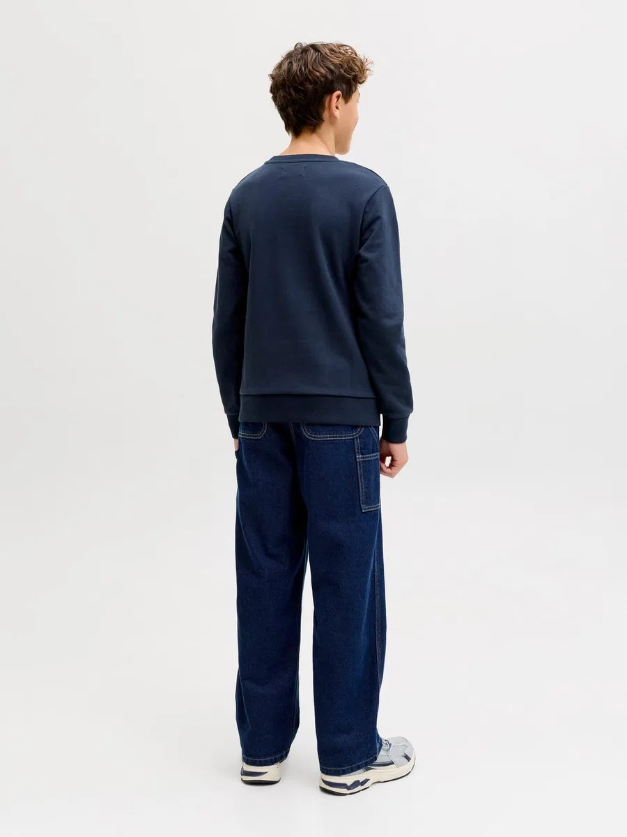 JACK & JONES Herren Jjejeff Logo Sweat Crew Jnr