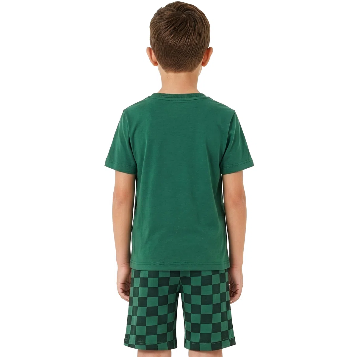 Minecraft Schlafanzug Jungen, Kurzarm Pyjama Kinder, Creeper Schlafanzug Kinder Jungen