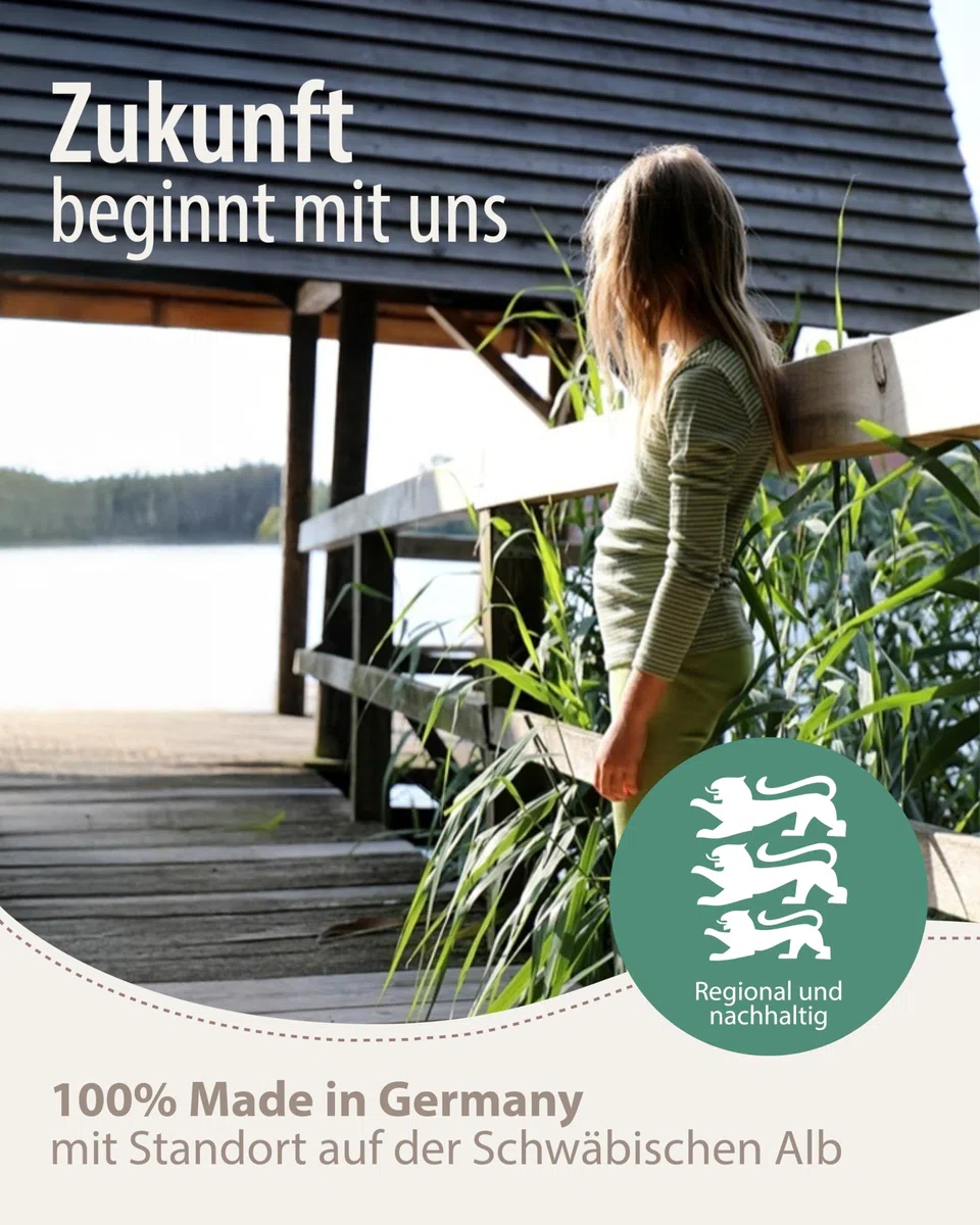 Cosilana, Kinder Unterhemd Langarm, 70% Wolle (kbT), 30% Seide