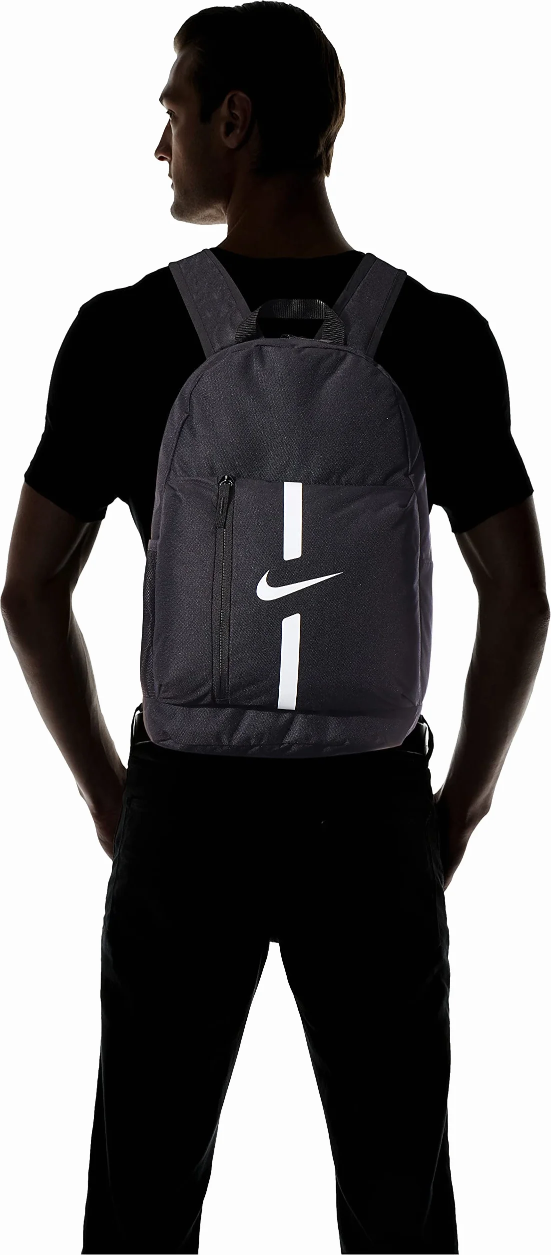 Nike DA2571 Unisex-Kinderrucksack Academy Team, Schwarz/Weiß, 22 l
