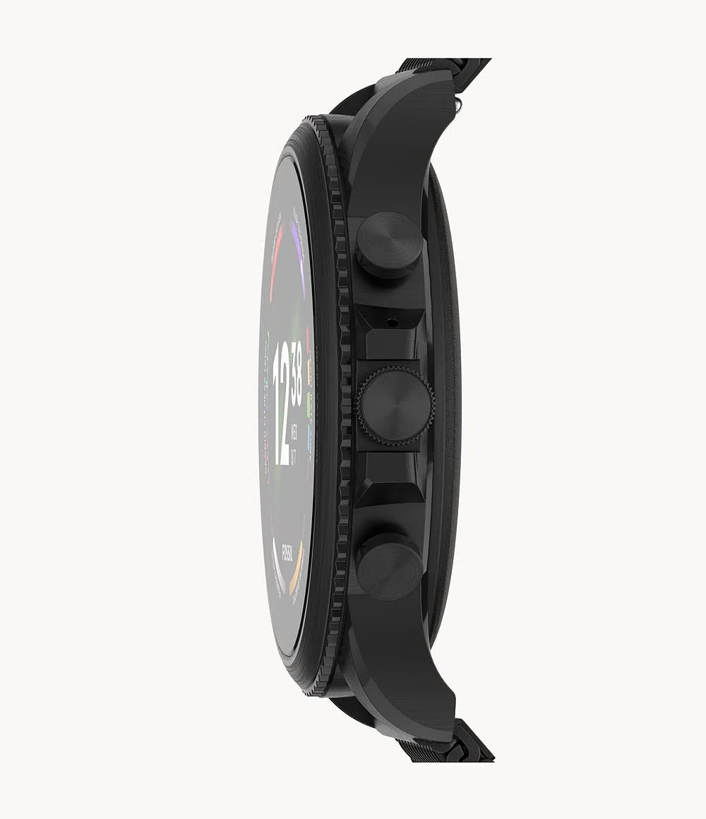 Fossil Herren Touchscreen Smartwatch 6. Generation mit Lautsprecher, Alexa Built-in, Herzfrequenz, NFC und Smartphone Benachrichtigungen