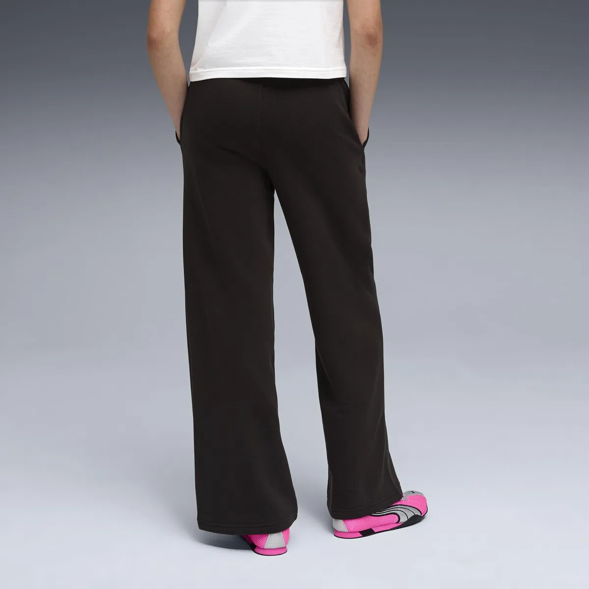PUMA Mädchen Essentials Hose mit weitem Bein