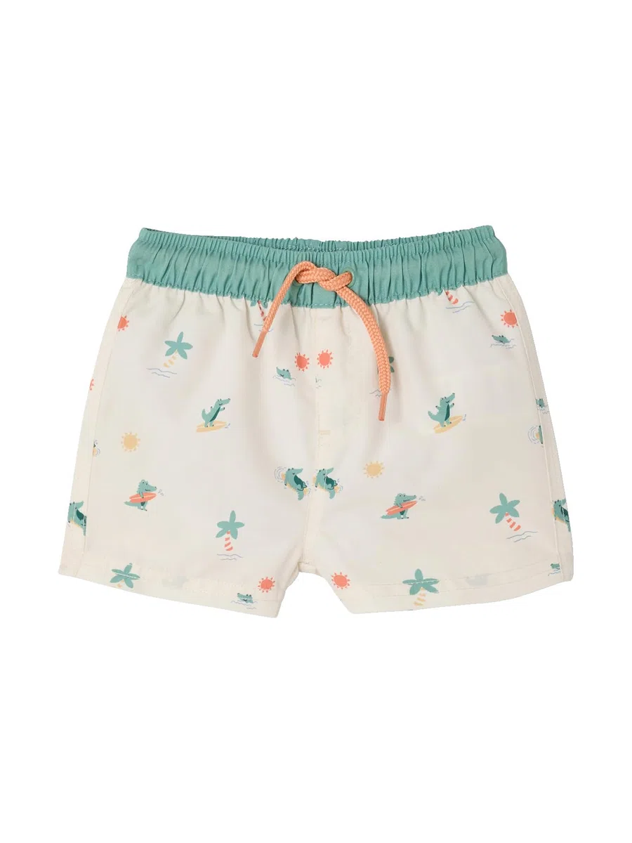 Vertbaudet Badeshorts Krokodile Baby Jungen