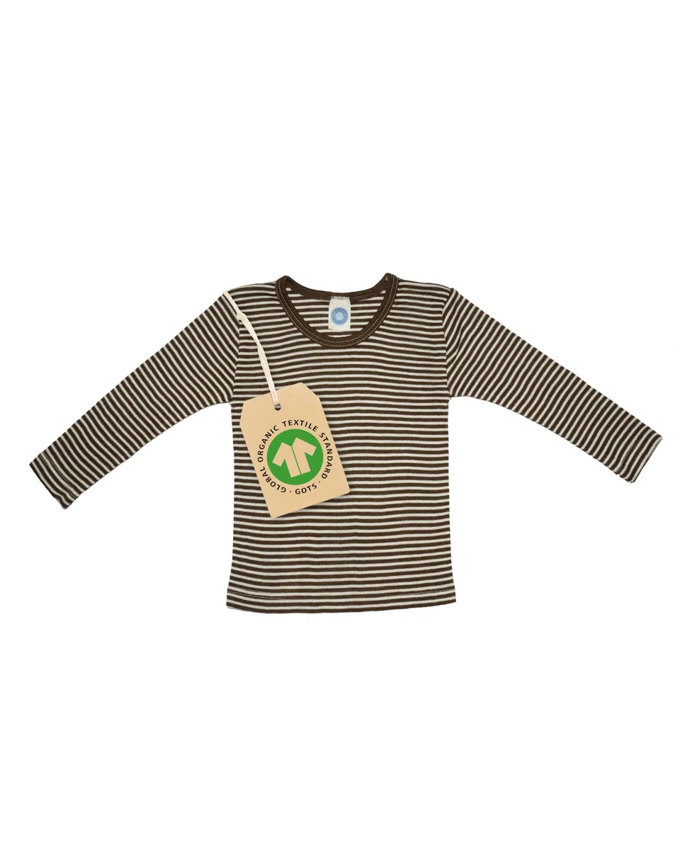 Cosilana, Kinder Unterhemd Langarm, 70% Wolle (kbT), 30% Seide