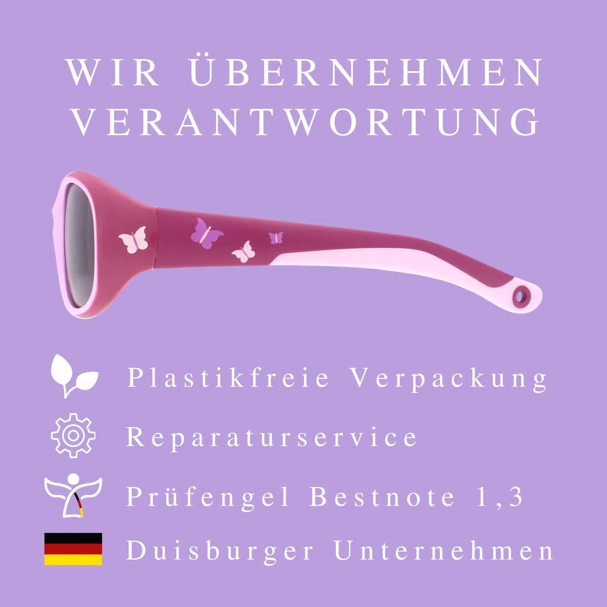 ActiveSol Kinder-Sonnenbrille Kids, 2 – 6 Jahre, UV-Schutz, polarisiert, flexibel