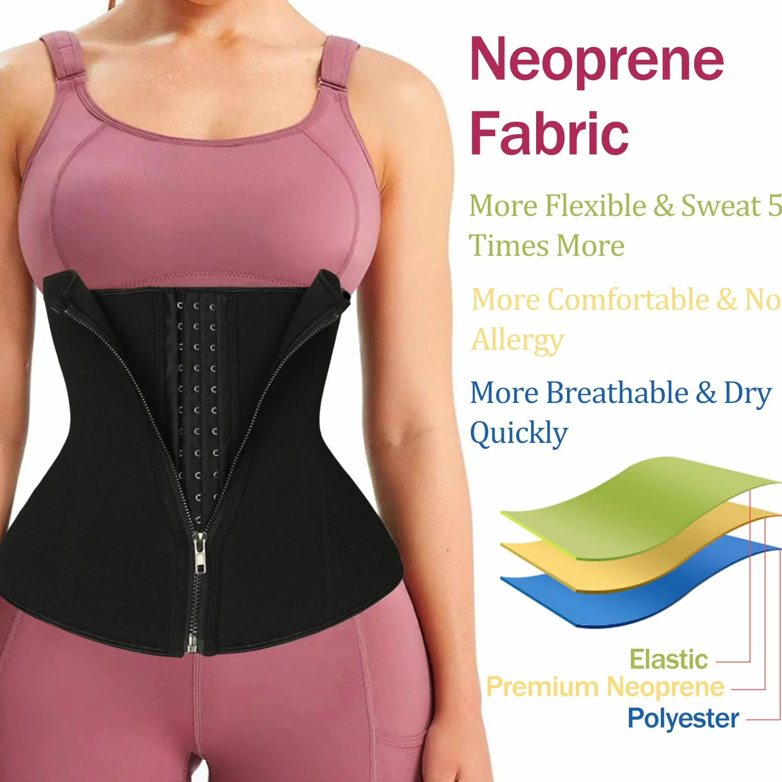 Damen Korsage Unterbrust, Korsett Bauchweg Body Shaper