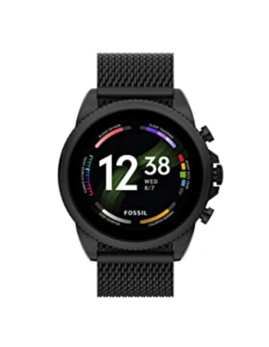 Fossil Herren Touchscreen Smartwatch 6. Generation mit Lautsprecher, Alexa Built-in, Herzfrequenz, NFC und Smartphone Benachrichtigungen