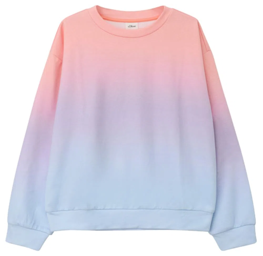 s.Oliver Mädchen 2178017 Sweatshirt mit Sublimation Print (1er Pack)