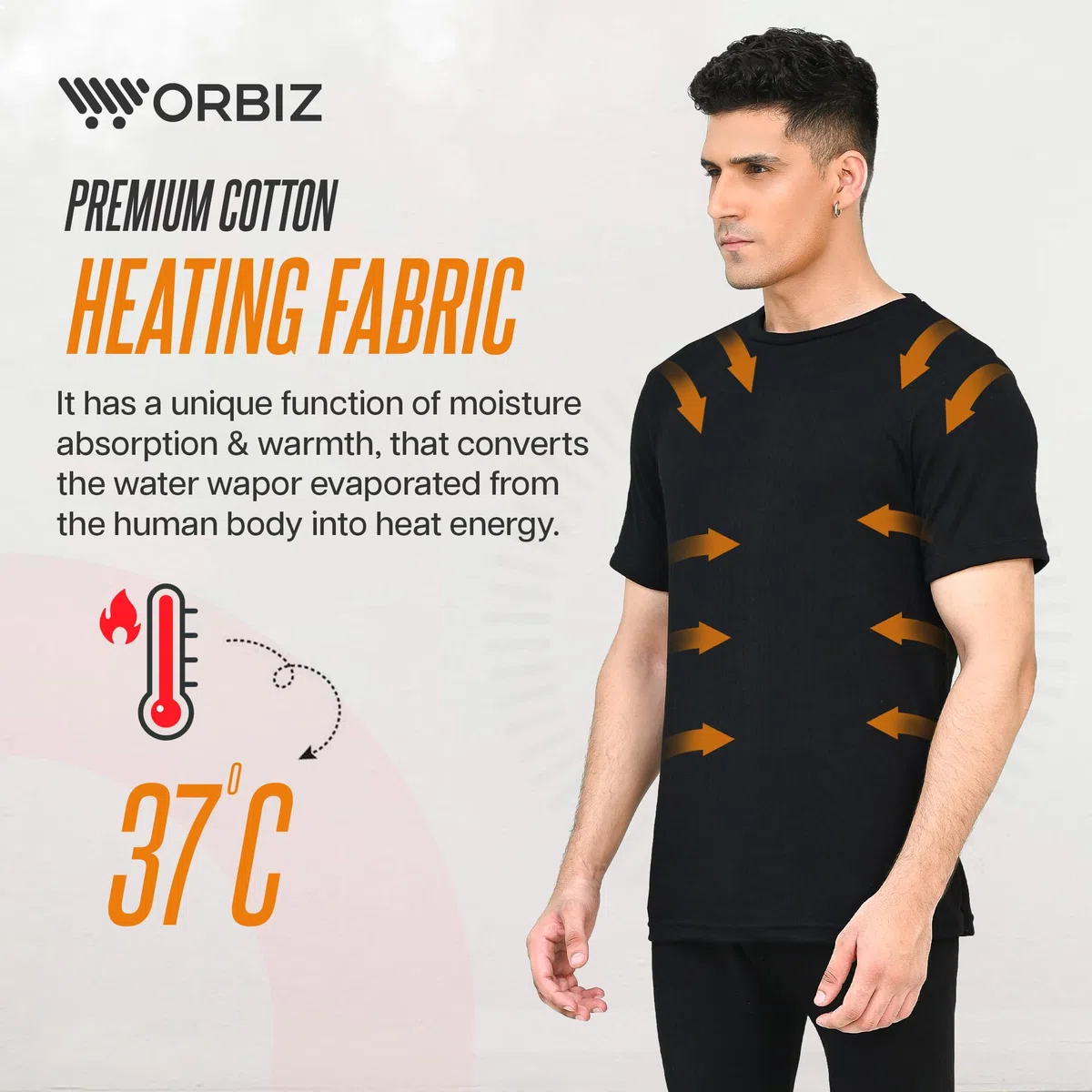 3er-Pack Herren-Thermo-T-Shirt, Bodywarmer, Basisschicht, Thermounterwäsche, Herren-Thermo-Top für Herren, Größe S-XXL