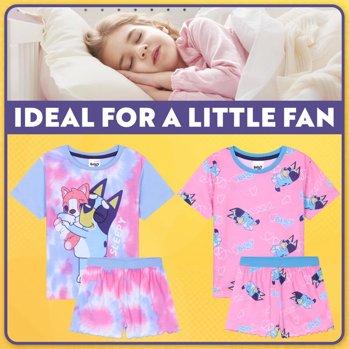 Get Trend Schlafanzug Mädchen Kurz Kinder Sommer Pyjama 2er Pack Weich Nachthemd Set für Kinder Kleinkinder Teenager