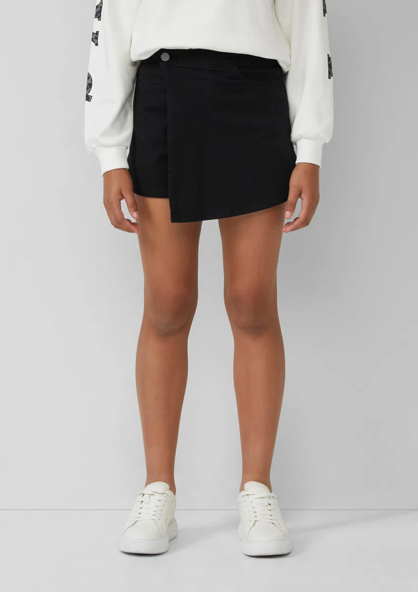 Skort/Rock mit Shorts schwarz 146
