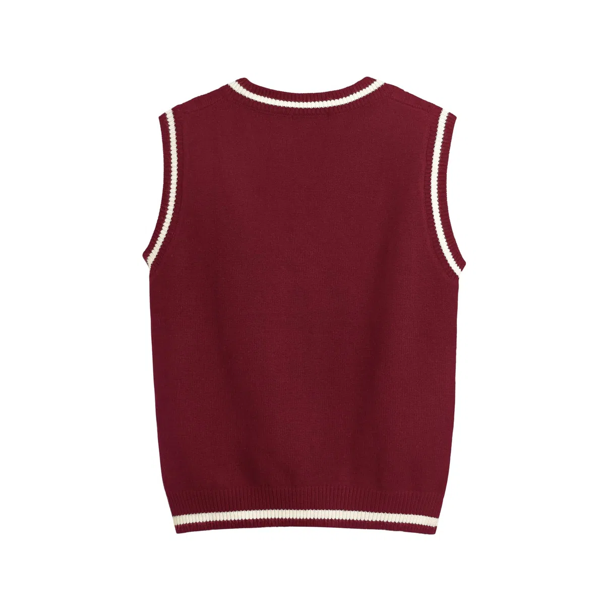 Y2K Damen-Pullover, ärmelloses Muster, adretter Stil, gestrickt, bauchfreies Tanktop für Mädchen