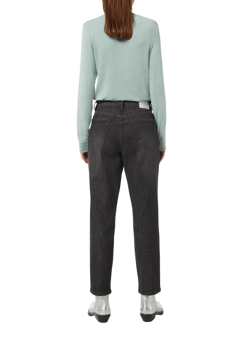 Comma Langarmshirt mit Nahtdetail