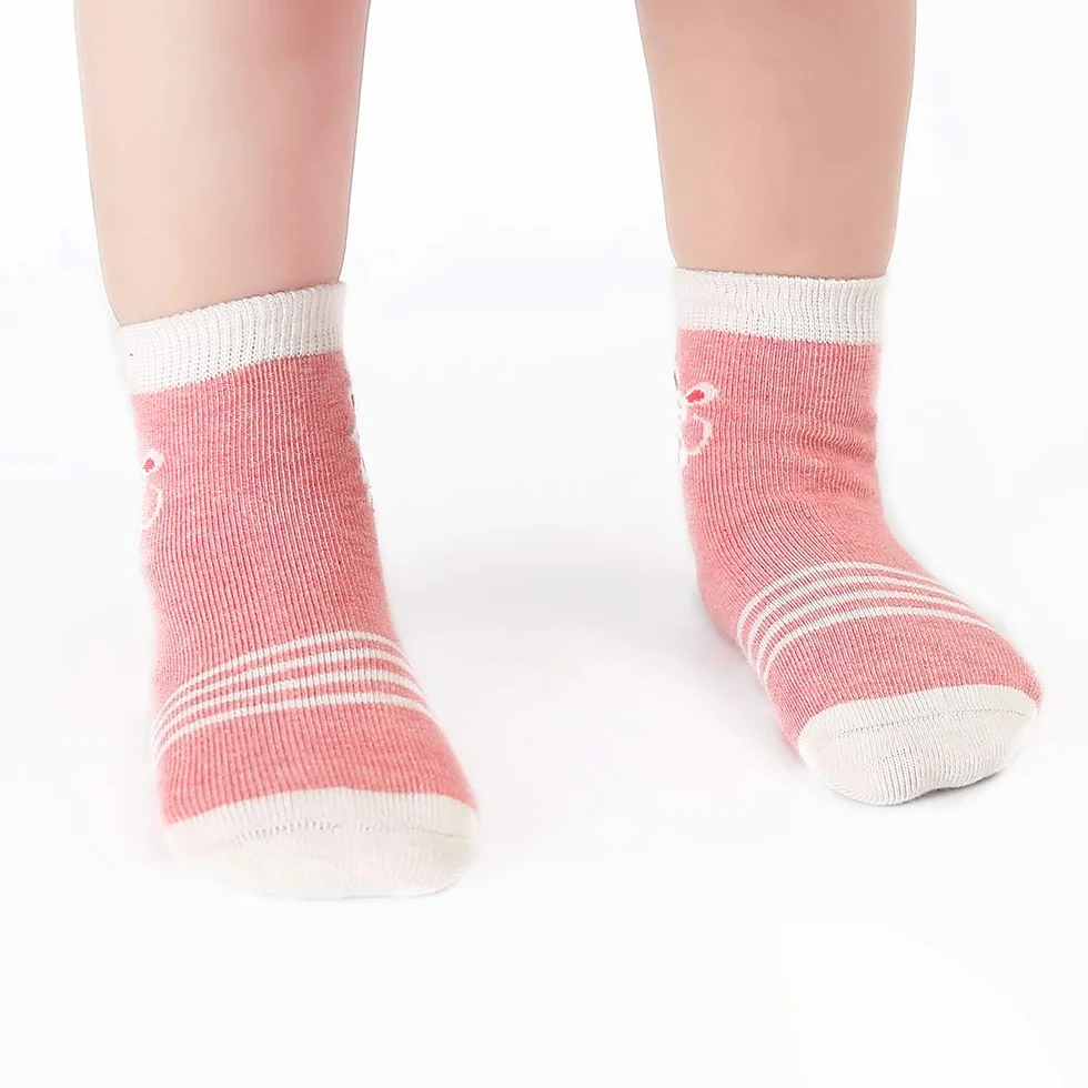 Rosa Baumwolle Baby Mädchen Socken,9 Paar Süß. Kleinkind Mä dchen Socken mit Griffen