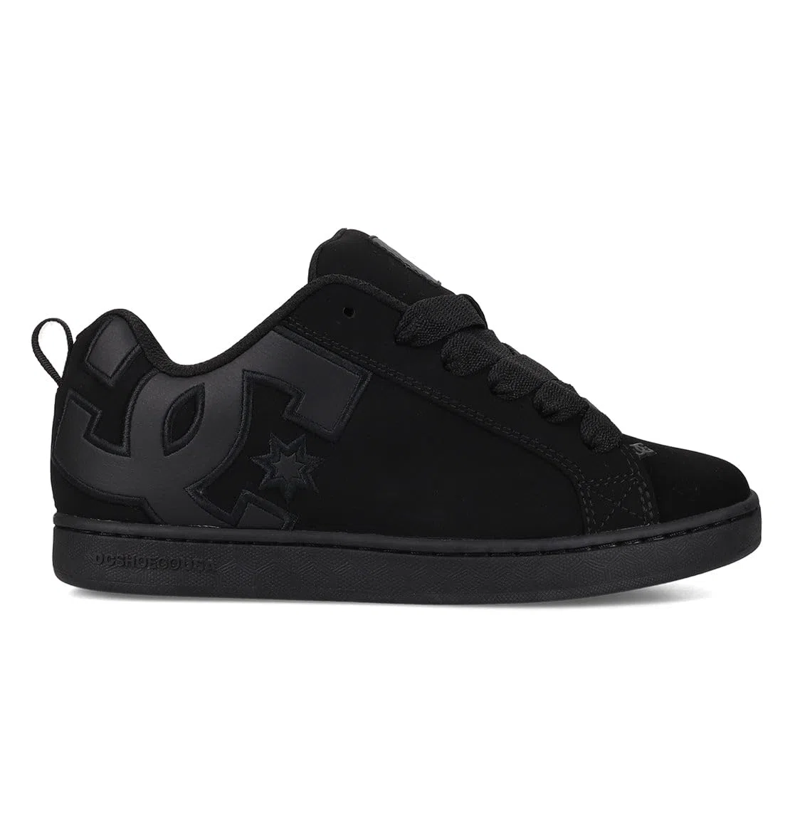 DC Court Graffik Plateau-Sneaker für Damen, Schwarz/Schwarz/Schwarz, 39 EU
