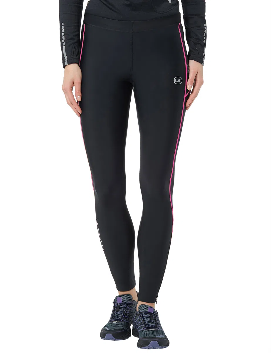 Ultrasport Damen Laufhose, lang mit Kompressionswirkung & Quick-Dry-Funktion