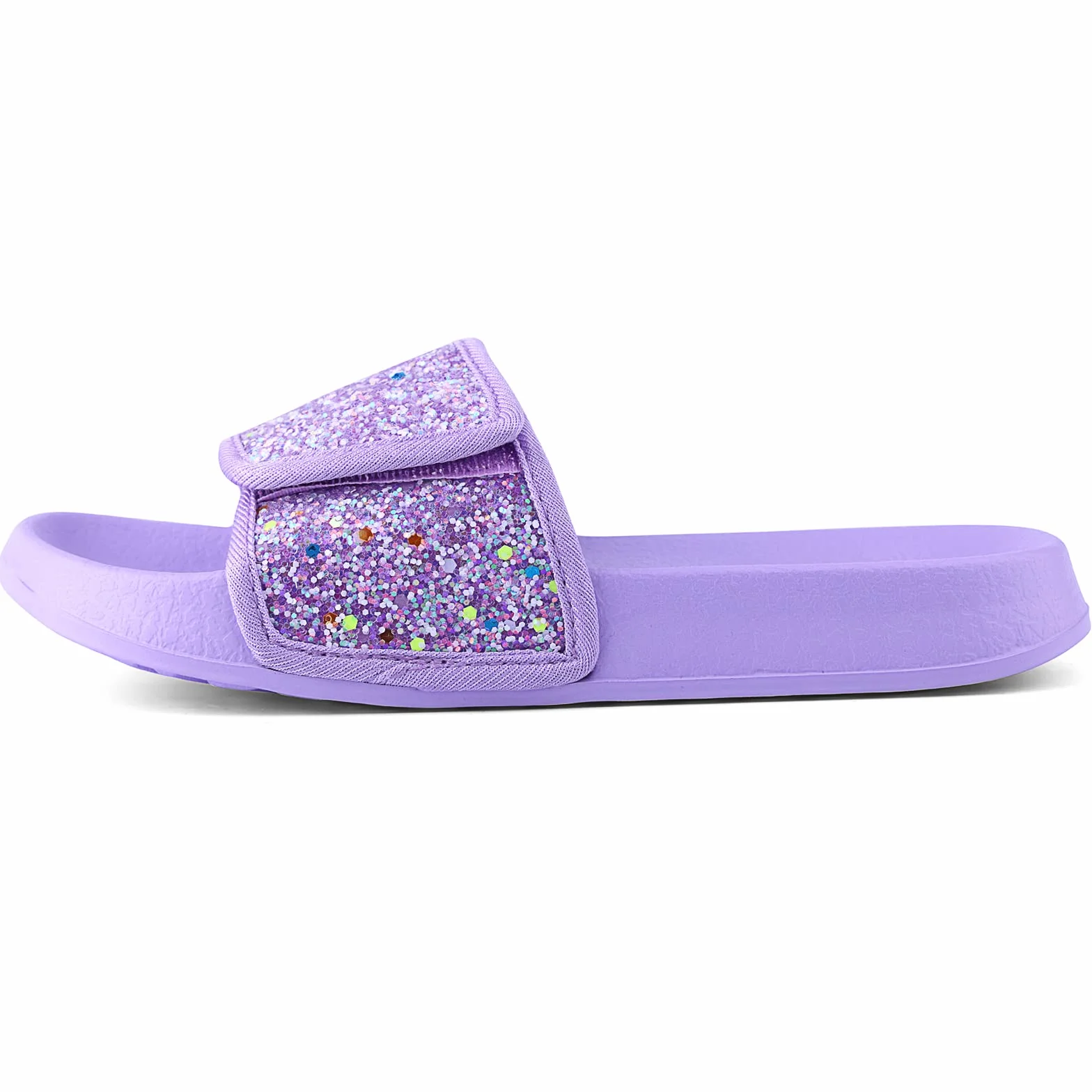 Mädchen Glitter Slider Mode Sommer Hausschuhe rutschfeste Sandalen Leichte Strand Pool Schuhe für Indoor Outdoor
