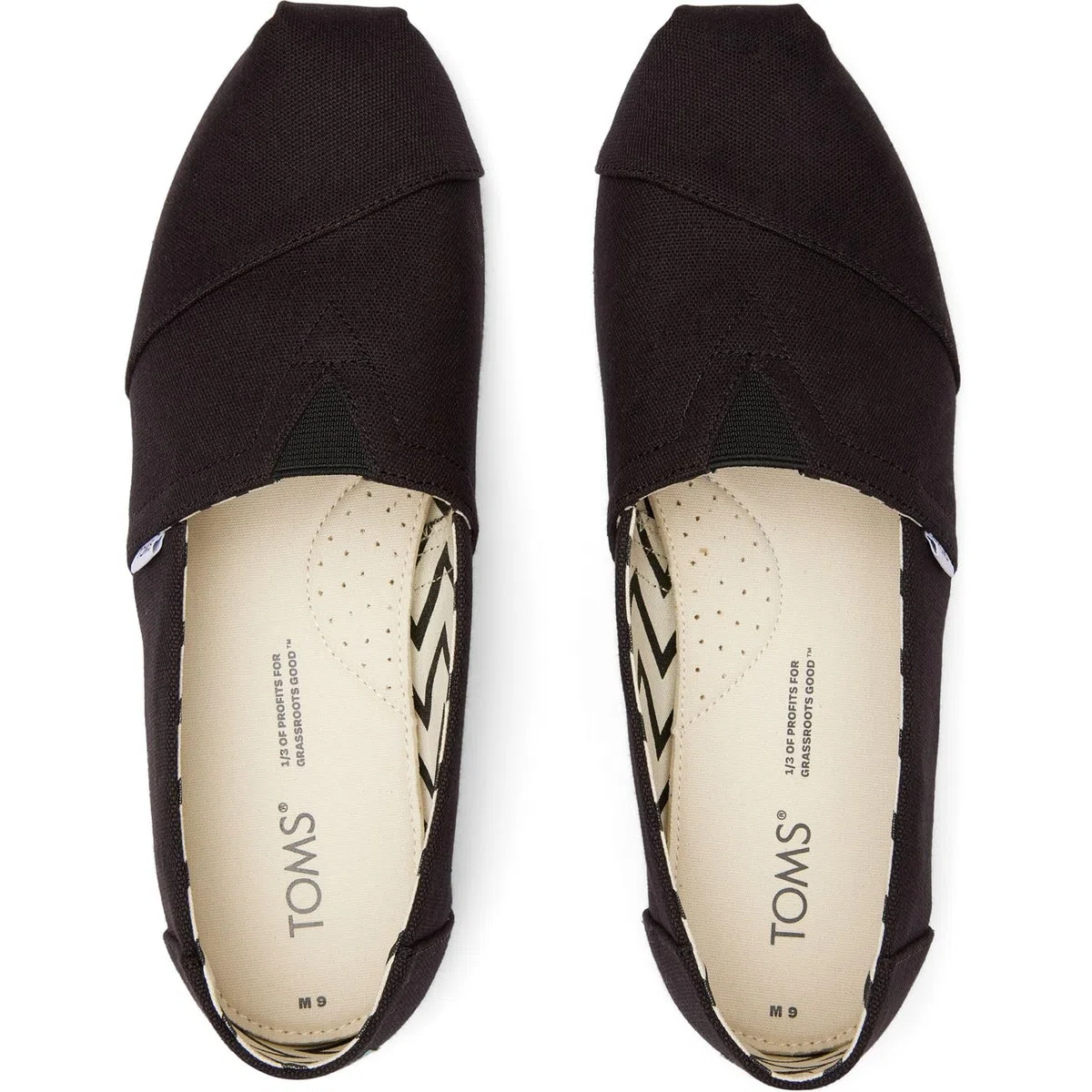 TOMS Alpargata Cotton Canvas Mens Navy Espadrilles