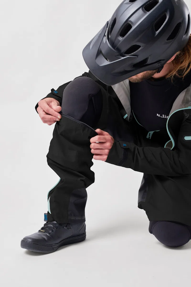 dirtsuit core edition blacklabel Matschoverall für Mountainbiker Herren, zip-off-Hose Größe