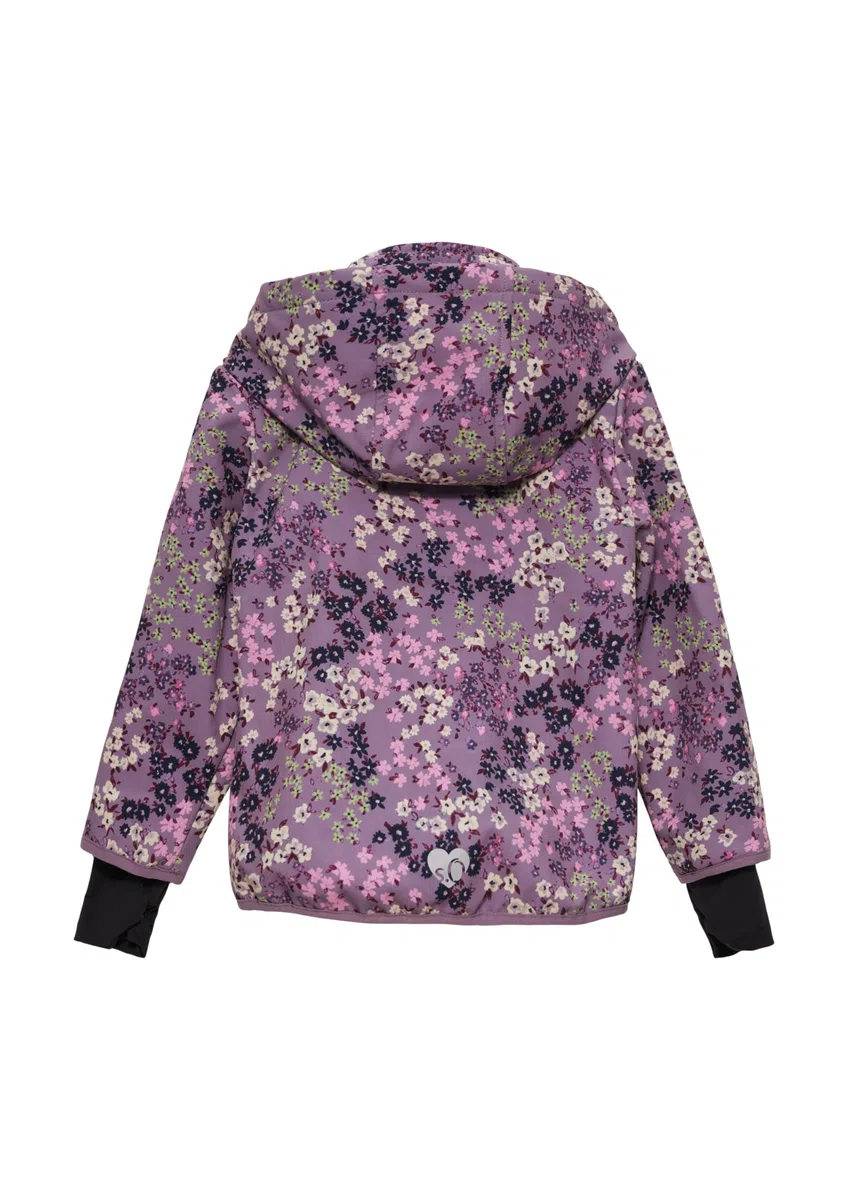 s.Oliver Gemusterte Softshelljacke mit Fleece innen