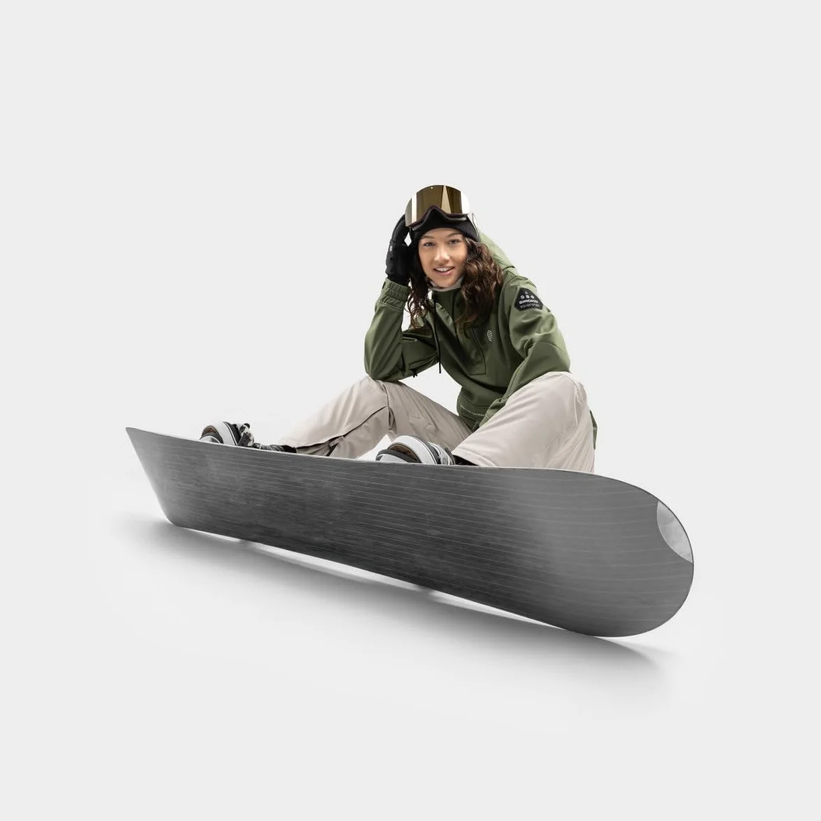 SIROKO - Snowboardjacke mit Kängurutasche für Damen W3-W Robson