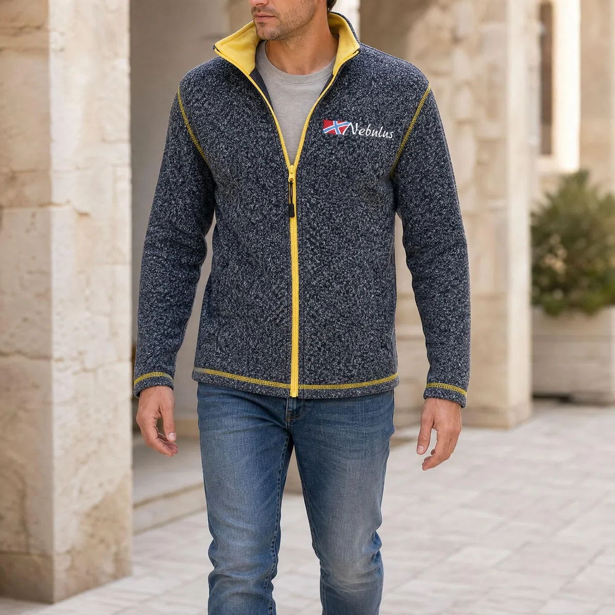 Nebulus Fleecejacke Tanna Herren