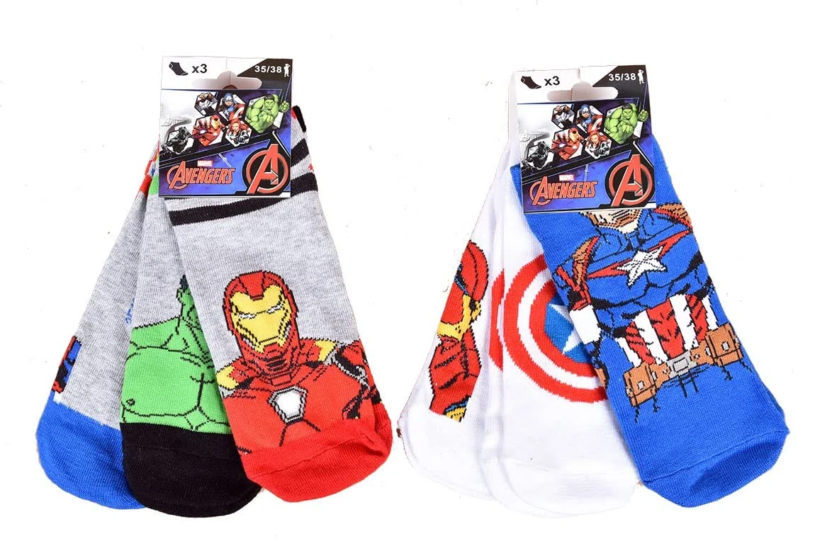 OZABI Jungen Socken Marvel Avengers