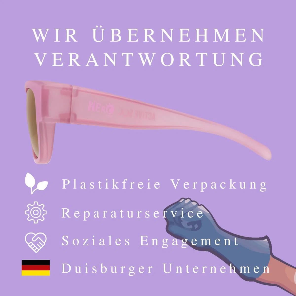 ActiveSol Kinder Überzieh-Sonnenbrille Hero-Eyes, 5-10 Jahre, Polarisiert, UV400
