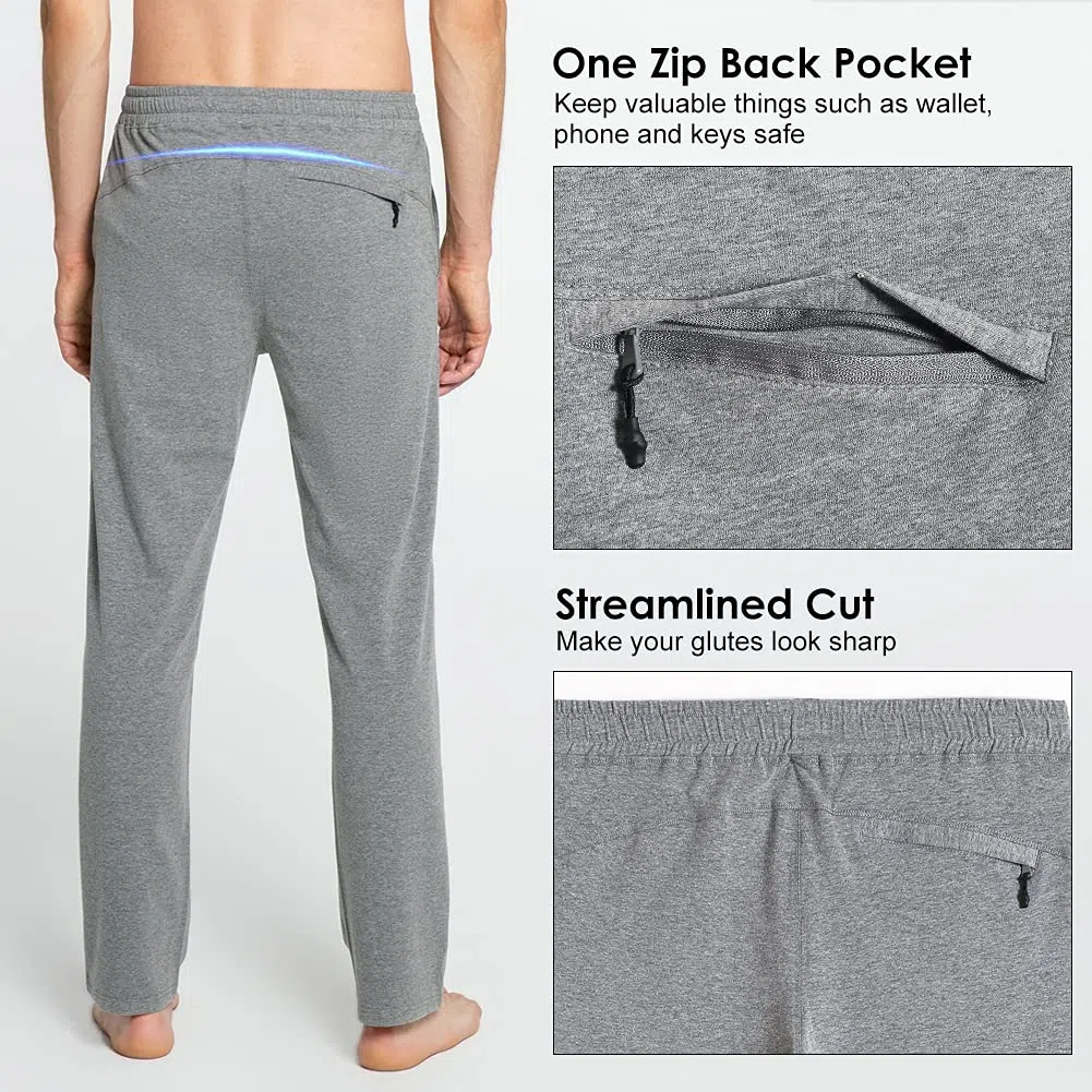maamgic Herren Leichte Yogahose Jogginghose Baumwolle atmungsaktiv Trainingshose