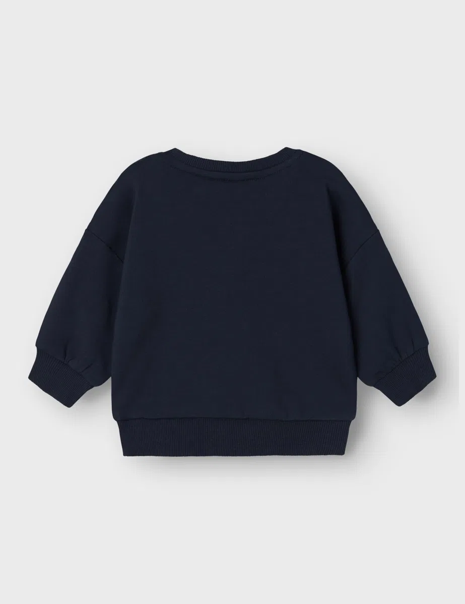 Name IT Baby - Mädchen Nbfraxa Ls Sweat Bru Sweatshirt (1er Pack)