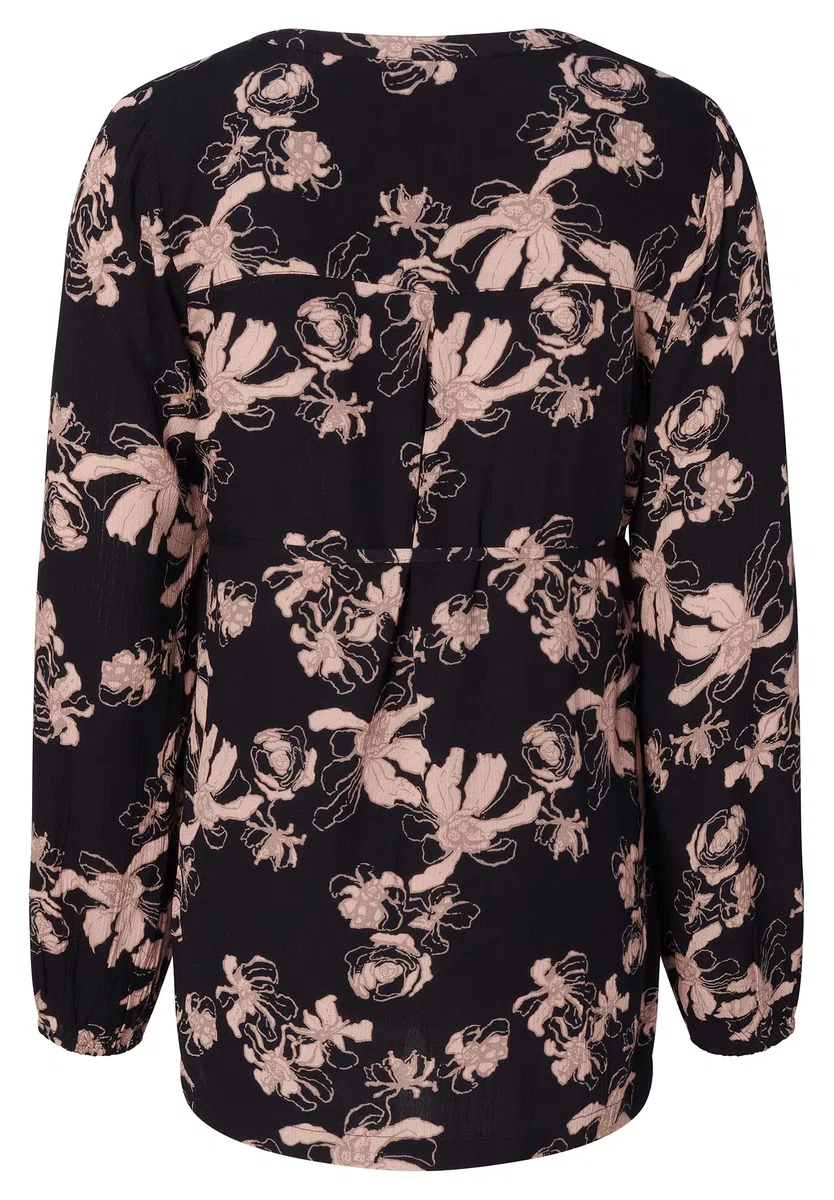 Noppies Damen Blouse Guilin Nursing Long Sleeve All Over Print Bluse