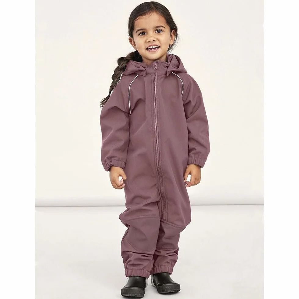 NAME IT Unisex Nmnalfa Softshell Suit Solid Fo Noos Regenanzug (1er Pack)