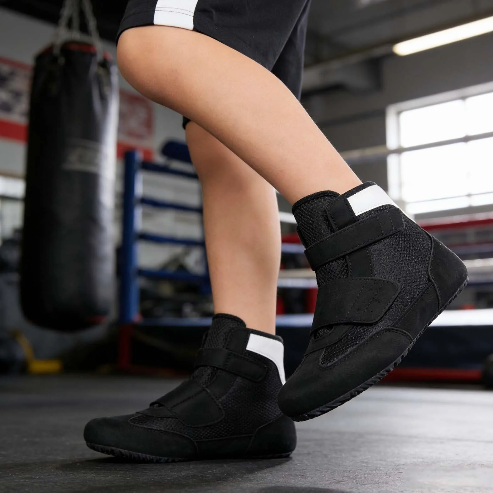 Generisch Robuste, griffige Trainingsschuhe für Jungen im Wrestling- und Boxstil für Wettkampf und Training