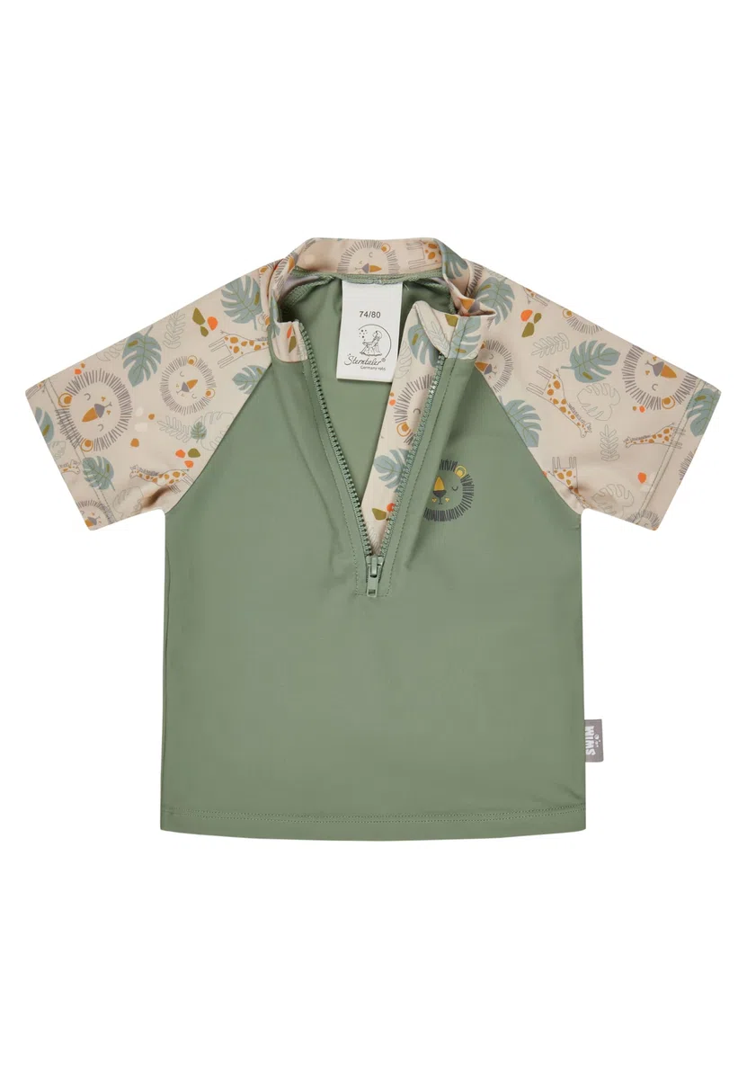 Sterntaler Jungen Badeshirt Kurzarm Löwe Schwimmshirt-Set (1er Pack)