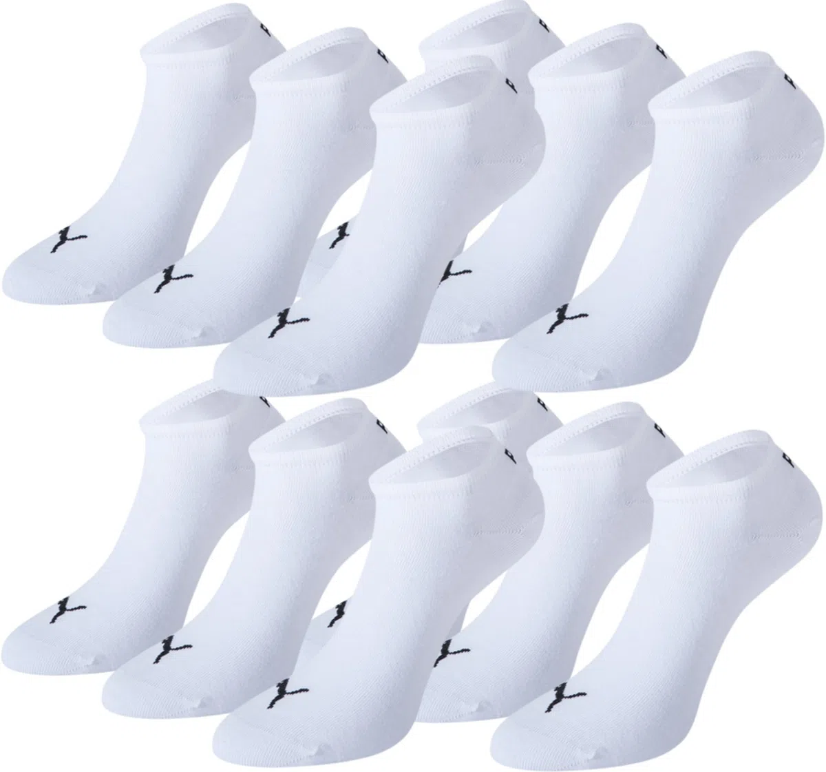 PUMA 12 Paar Sneaker Invisible Unisex Socken