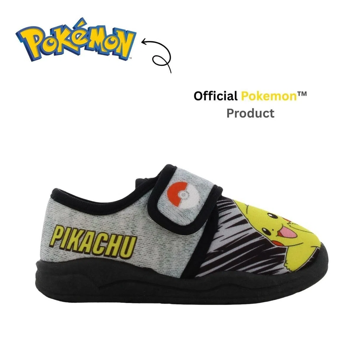 Leomil Pokémon Hausschuhe Jungen Pantoffeln Kinder, Ideal für Kindergarten oder Zuhause