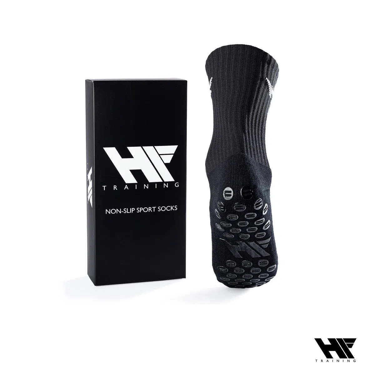 Rutschfeste Fußball Socken mit gummierten Noppen (Unisex) - Fussball-Socken mit Grip für Damen & Herren - Anti-Rutsch Fußballsocken lang - Sportsocken atmungsaktiv