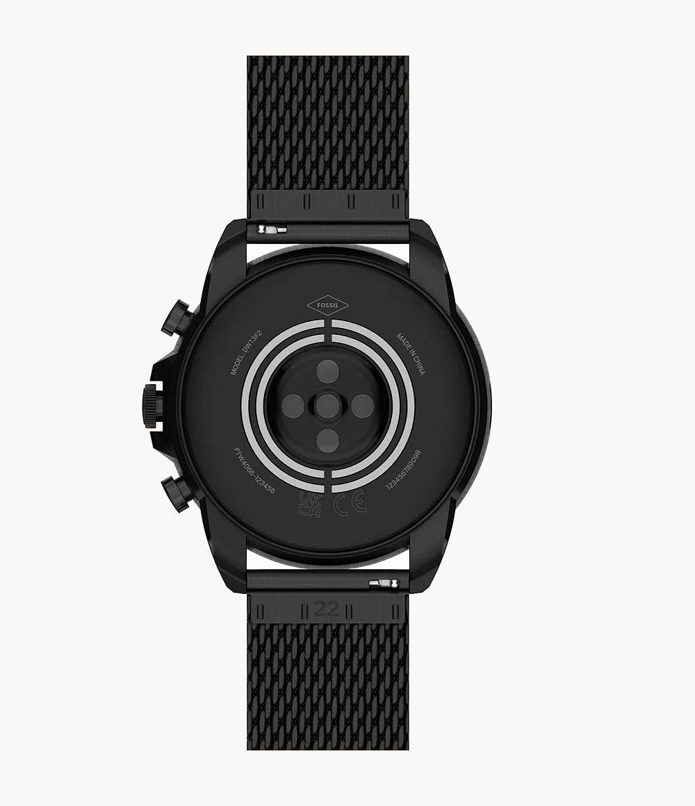Fossil Herren Touchscreen Smartwatch 6. Generation mit Lautsprecher, Alexa Built-in, Herzfrequenz, NFC und Smartphone Benachrichtigungen
