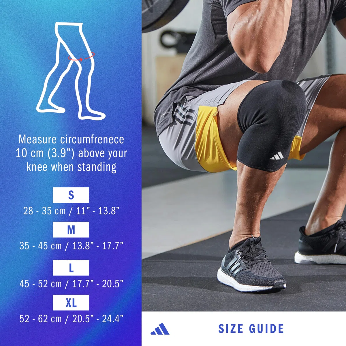 adidas Kniebandage Bandagen, Schwarz, L