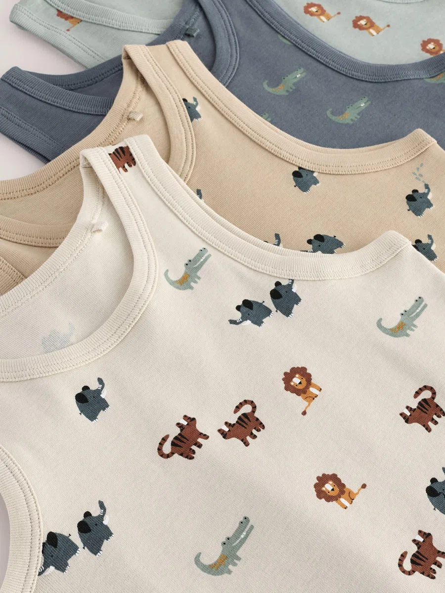 NEXT Jungen Trägerhemden im 5er-Pack 86-128
