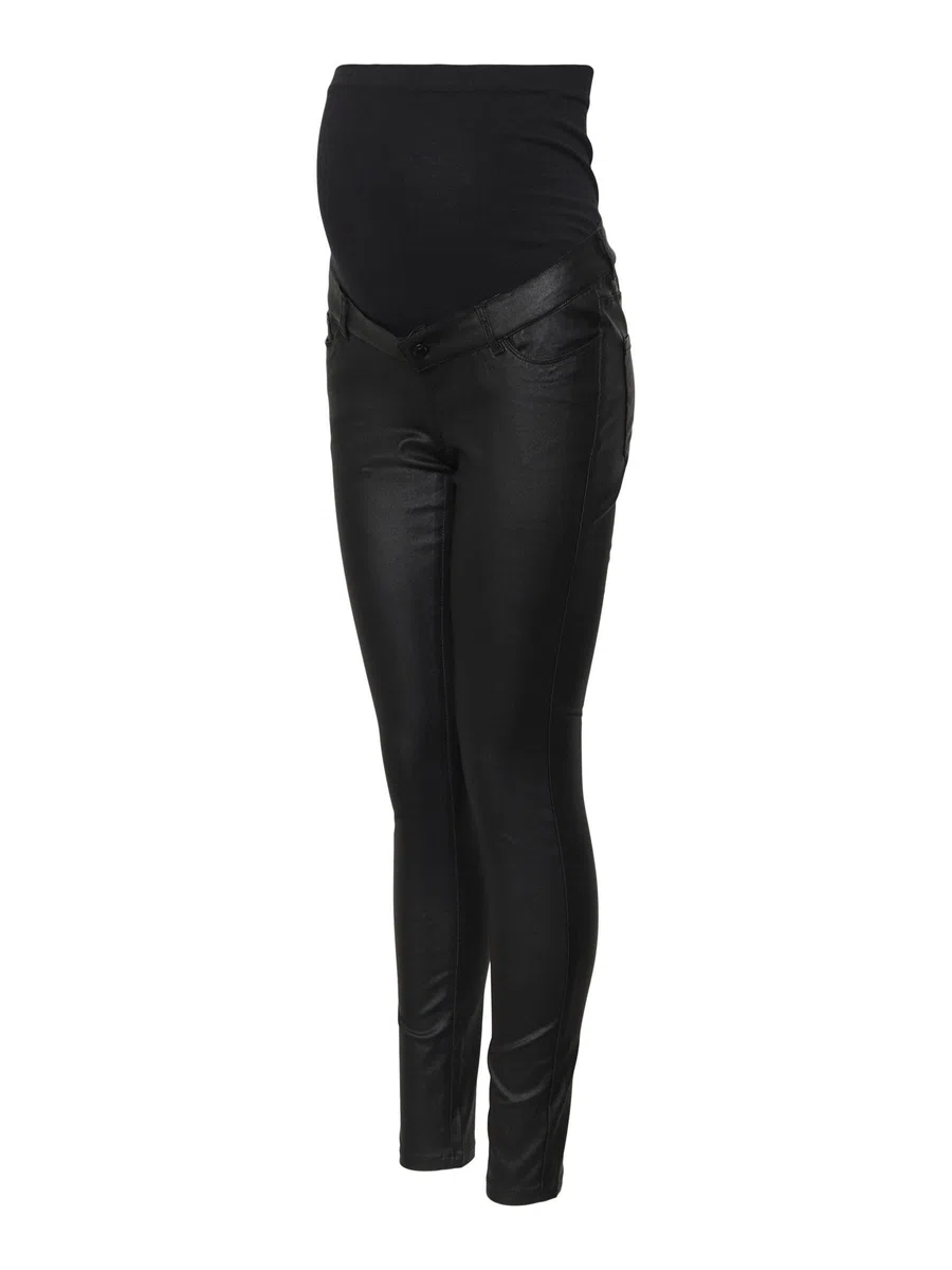 NAME IT Damen Vmmseven Ss Smooth Coated Pants Noos