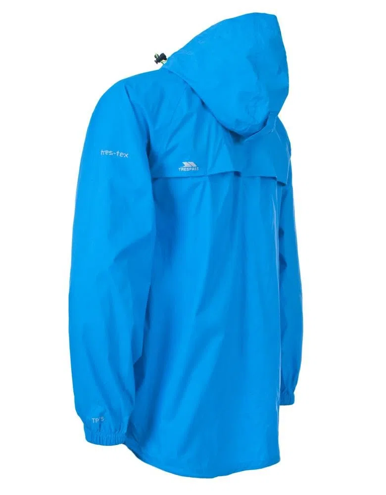 Trespass Unisex Kinder Qikpac Jacket Kompakt Zusammenrollbare Wasserdichte Regenjacke