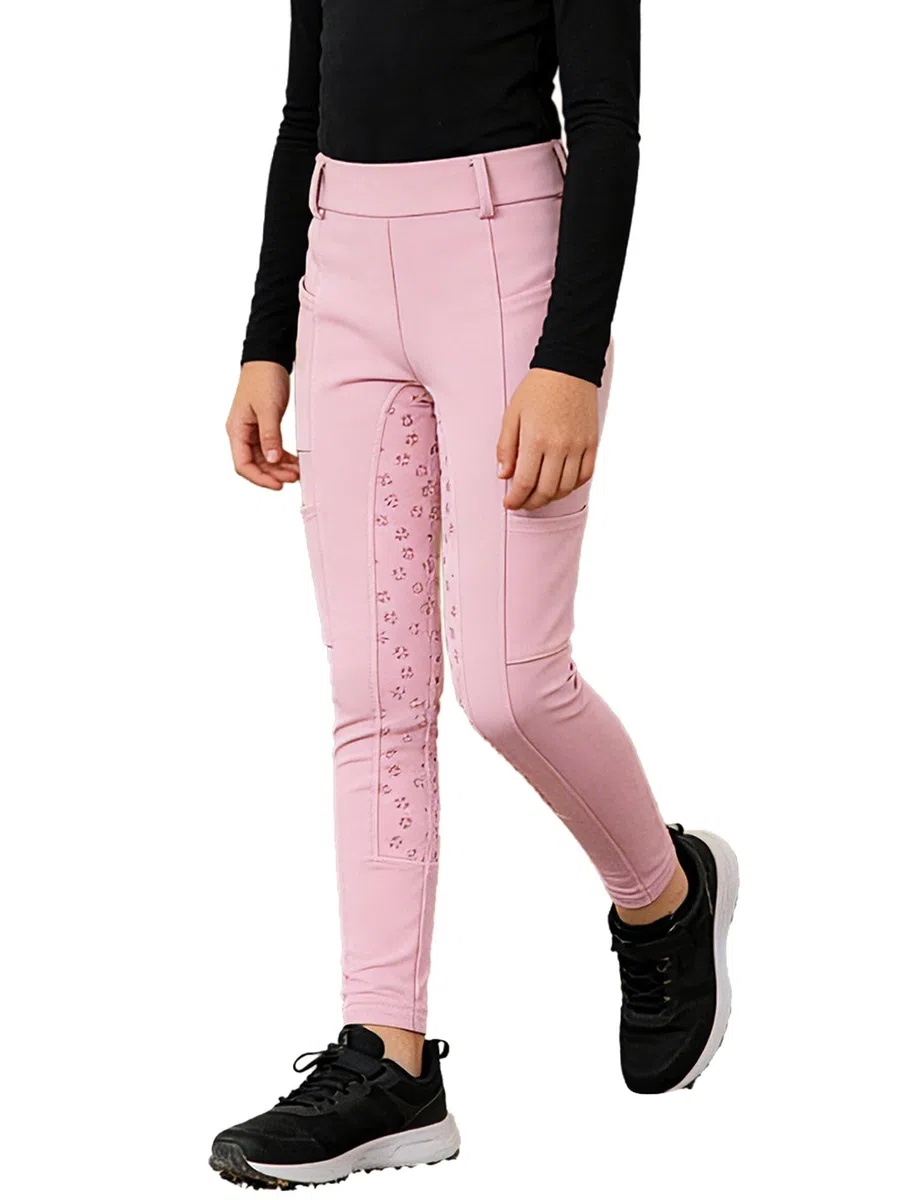 Kinder Reithosen Pferd Kinder Mädchen Sport Hose Reithosen Sweathose Jogginghosen Sporthose Pferd Elastisches Bundstrumpfhose Gym